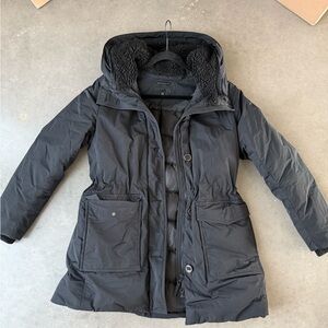 Uniqlo Charcoal Hooded Jacket